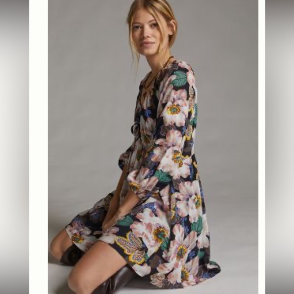 NWT SZ S ANTHRO DRESS, pullover style